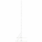 Schermo Privacy Bianco 100 x 50 x 180 cm Acciaio