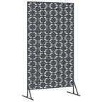 Schermo Privacy Antracite 100 x 50 x 180 cm Acciaio