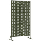 Schermo Privacy in Acciaio Oliva 100x50x180 cm