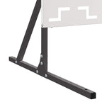 Schermo Privacy Grigio 100 x 50 x 180 cm Acciaio
