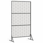 Schermo Privacy Grigio 100 x 50 x 180 cm Acciaio