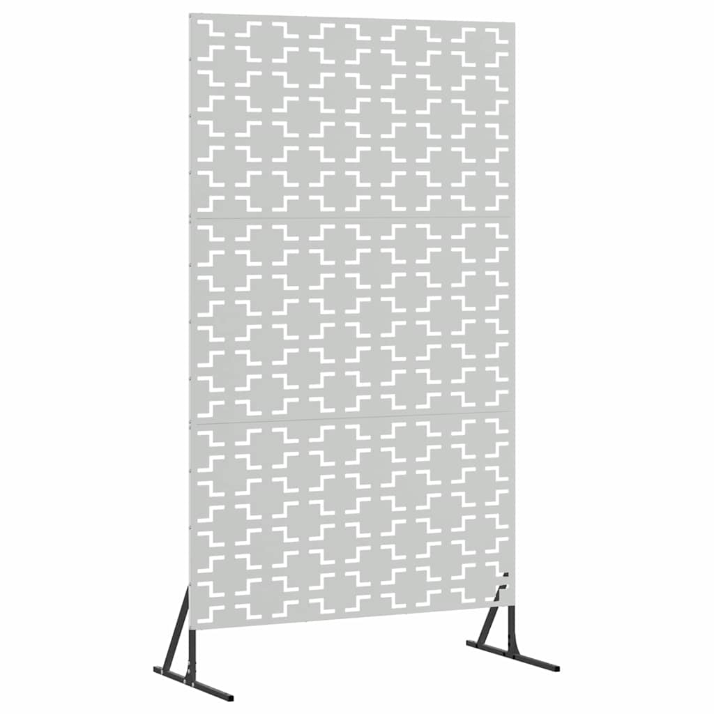 Schermo Privacy in Acciaio Grigio 100 x 50 x 180 cm