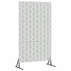 Schermo Privacy in Acciaio Grigio 100 x 50 x 180 cm