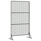 Schermo Privacy in Acciaio Grigio 100 x 50 x 180 cm