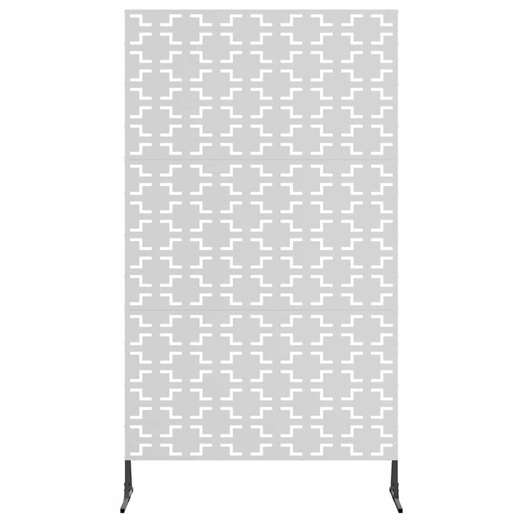 Schermo Privacy in Acciaio Grigio 100 x 50 x 180 cm