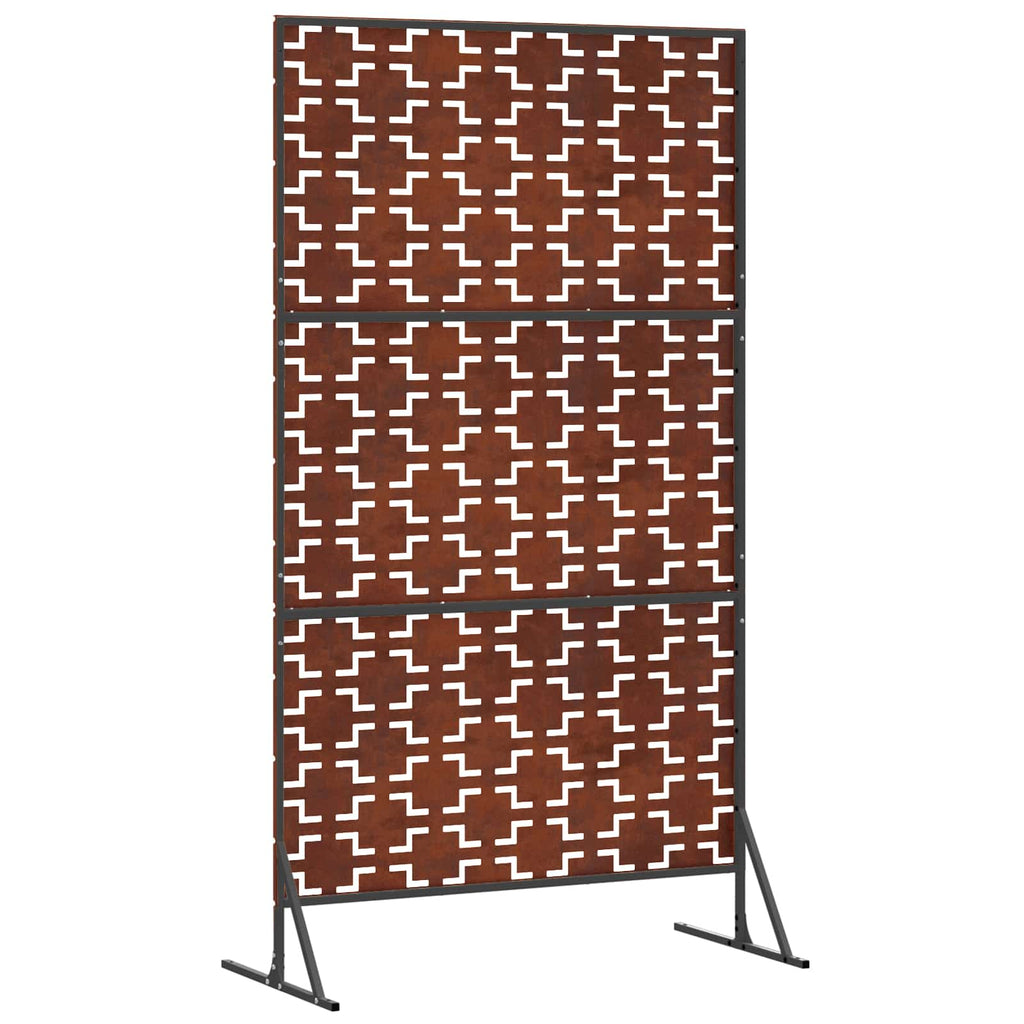 Schermo Privacy in Acciaio Grigio 100 x 50 x 180 cm