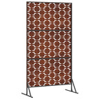 Schermo Privacy in Acciaio Grigio 100 x 50 x 180 cm