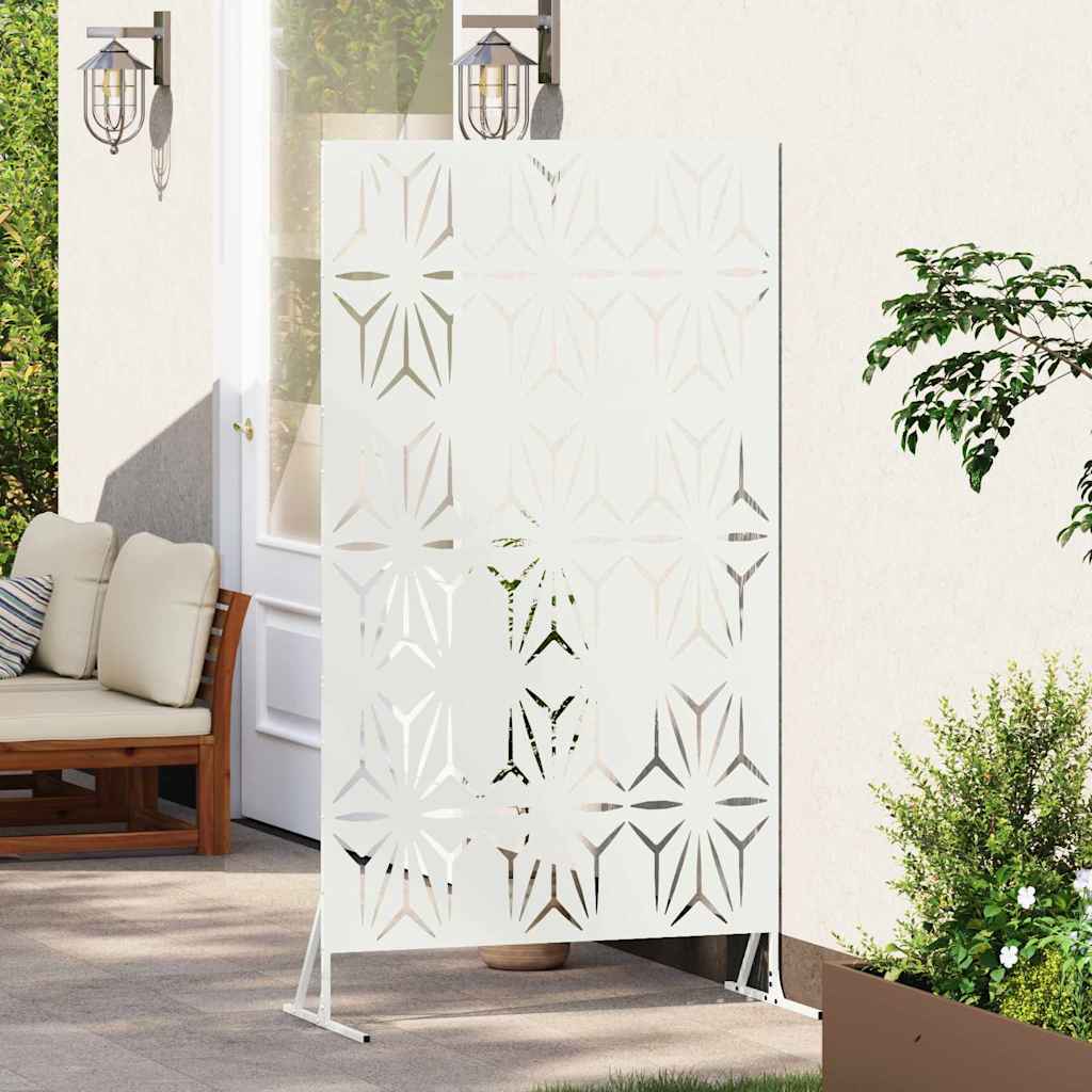 Schermo Privacy Bianco 100 x 50 x 180 cm Acciaio