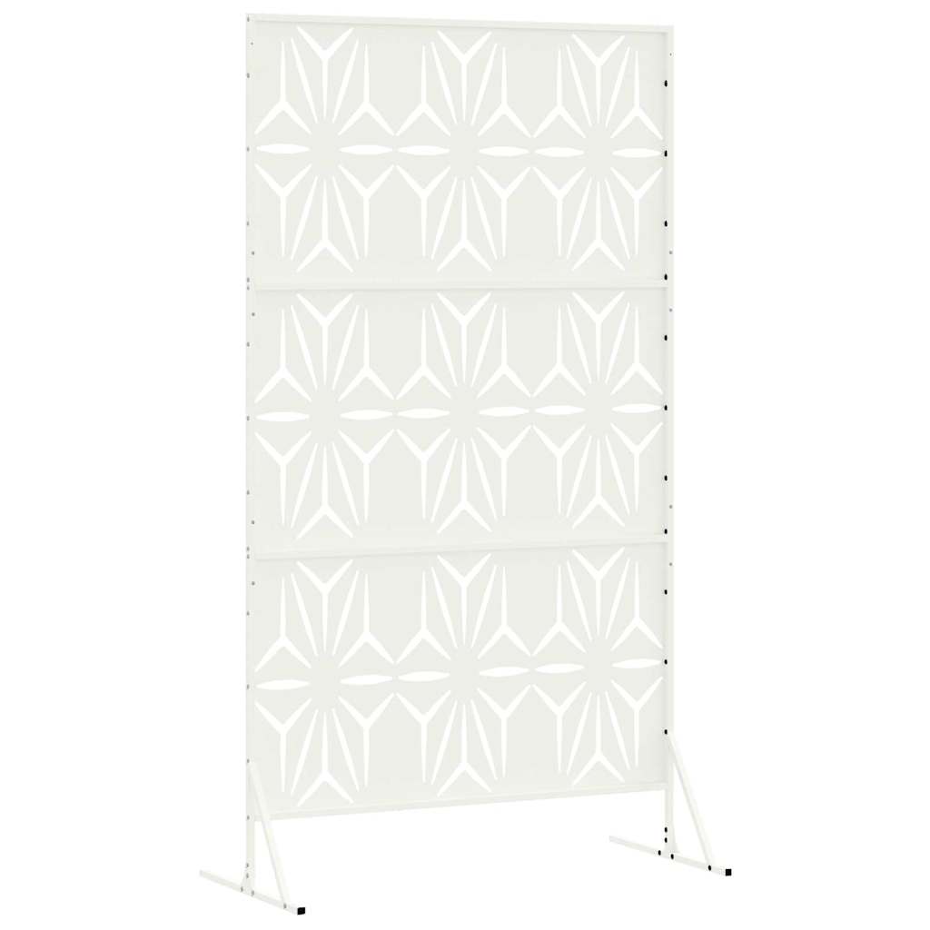 Schermo Privacy Bianco 100 x 50 x 180 cm Acciaio