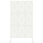 Schermo Privacy Bianco 100 x 50 x 180 cm Acciaio