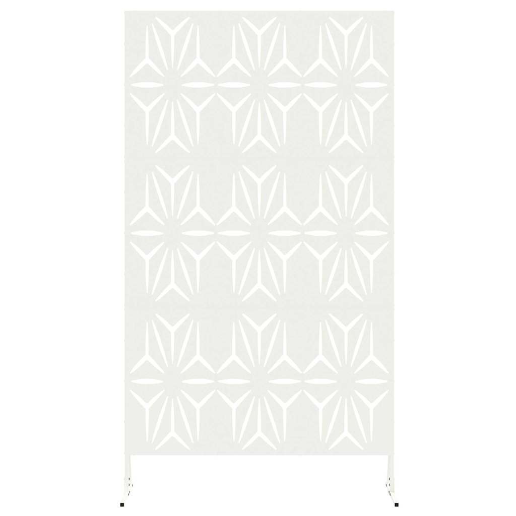 Schermo Privacy Bianco 100 x 50 x 180 cm Acciaio
