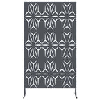 Schermo Privacy Antracite 100 x 50 x 180 cm in Acciaio