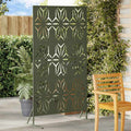 Schermo Privacy Oliva 100 x 50 x 180 cm Acciaio