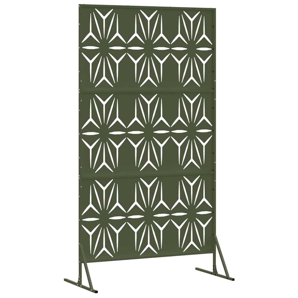 Schermo Privacy Oliva 100 x 50 x 180 cm Acciaio