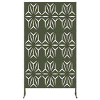 Schermo Privacy Oliva 100 x 50 x 180 cm Acciaio