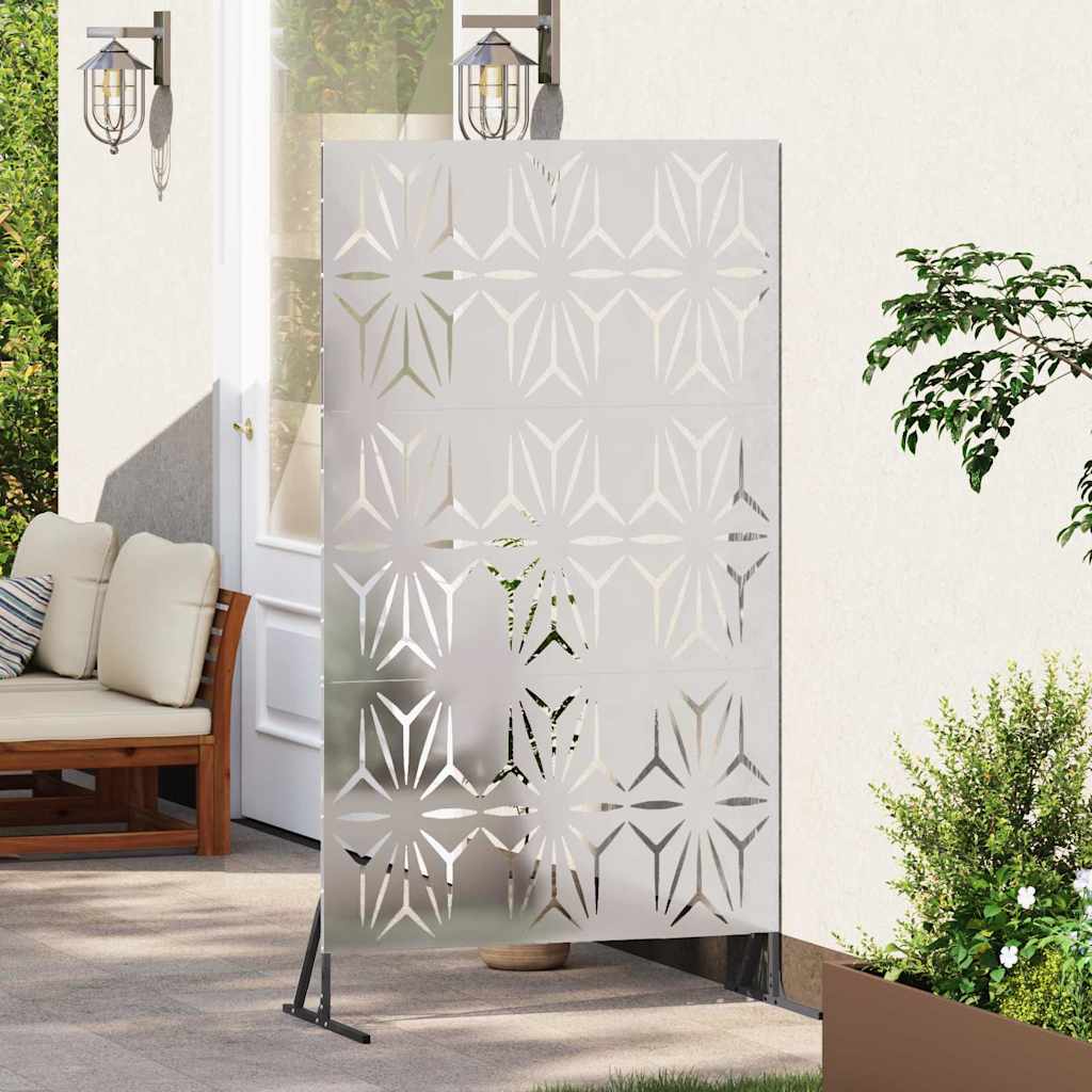Schermo Privacy in Acciaio Grigio 100 x 50 x 180 cm