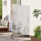 Schermo Privacy in Acciaio Grigio 100 x 50 x 180 cm