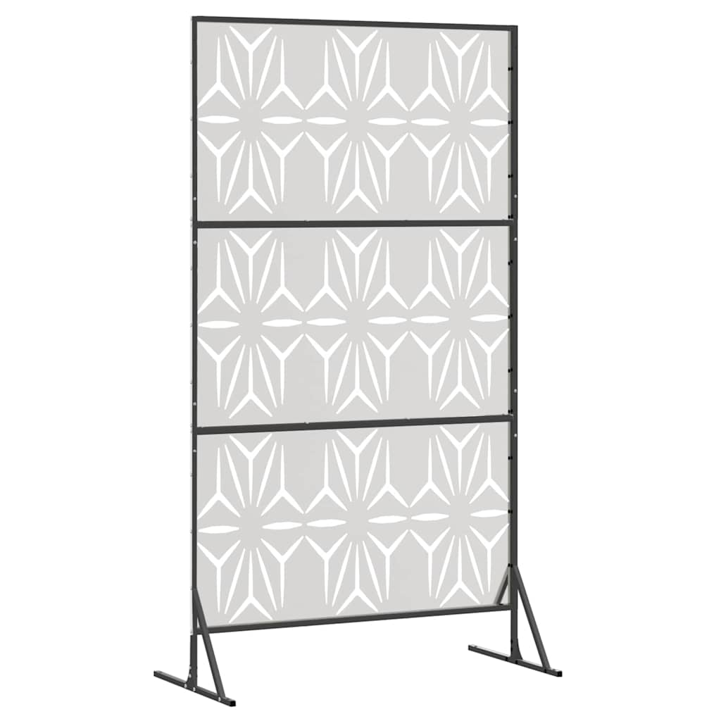 Schermo Privacy in Acciaio Grigio 100 x 50 x 180 cm