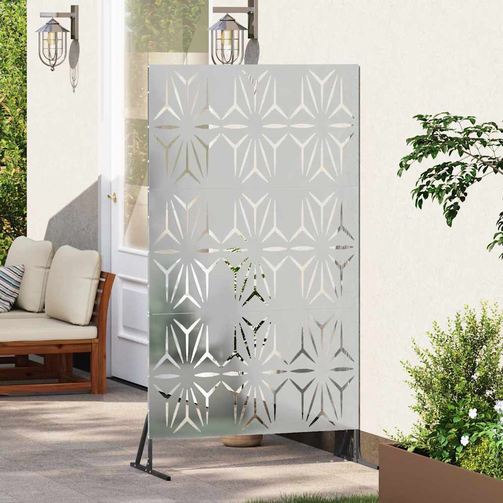 Schermo Privacy Grigio 100 x 50 x 180 cm Acciaio