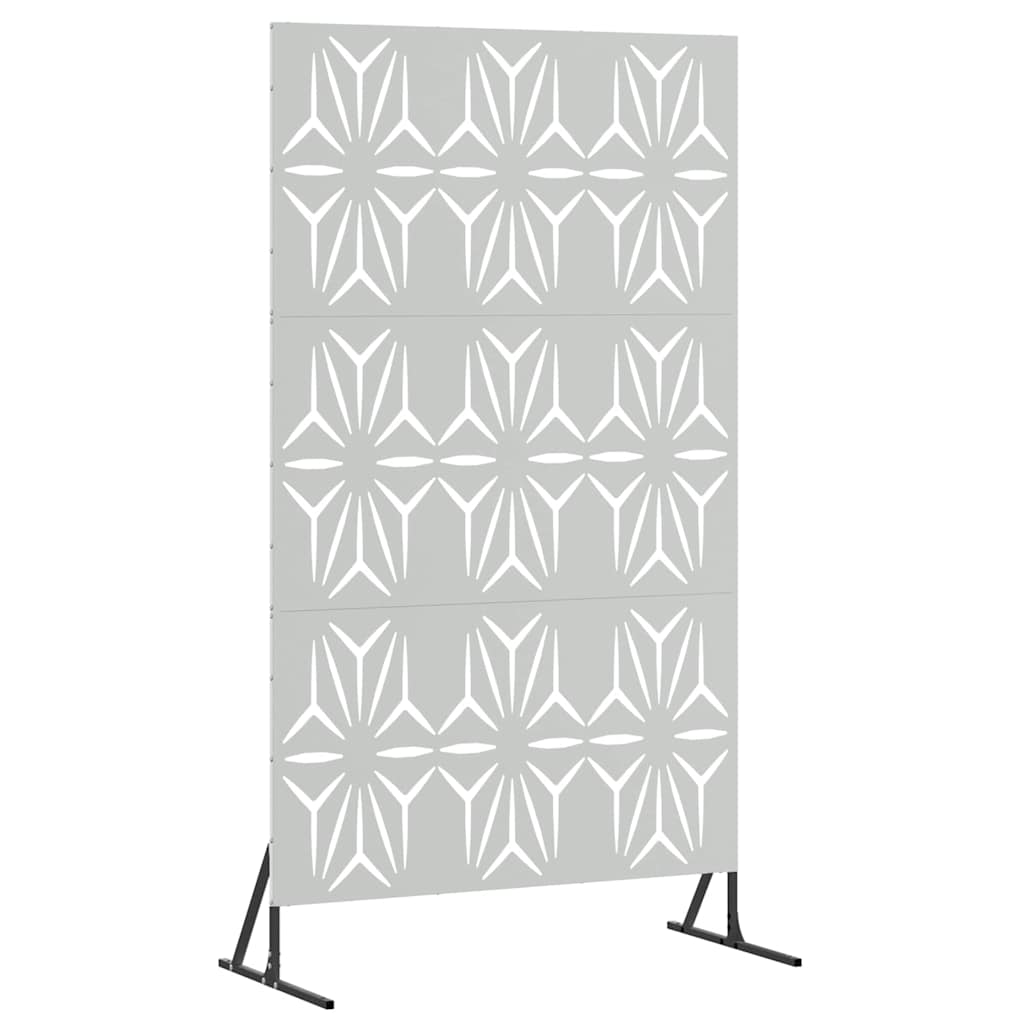 Schermo Privacy Grigio 100 x 50 x 180 cm Acciaio