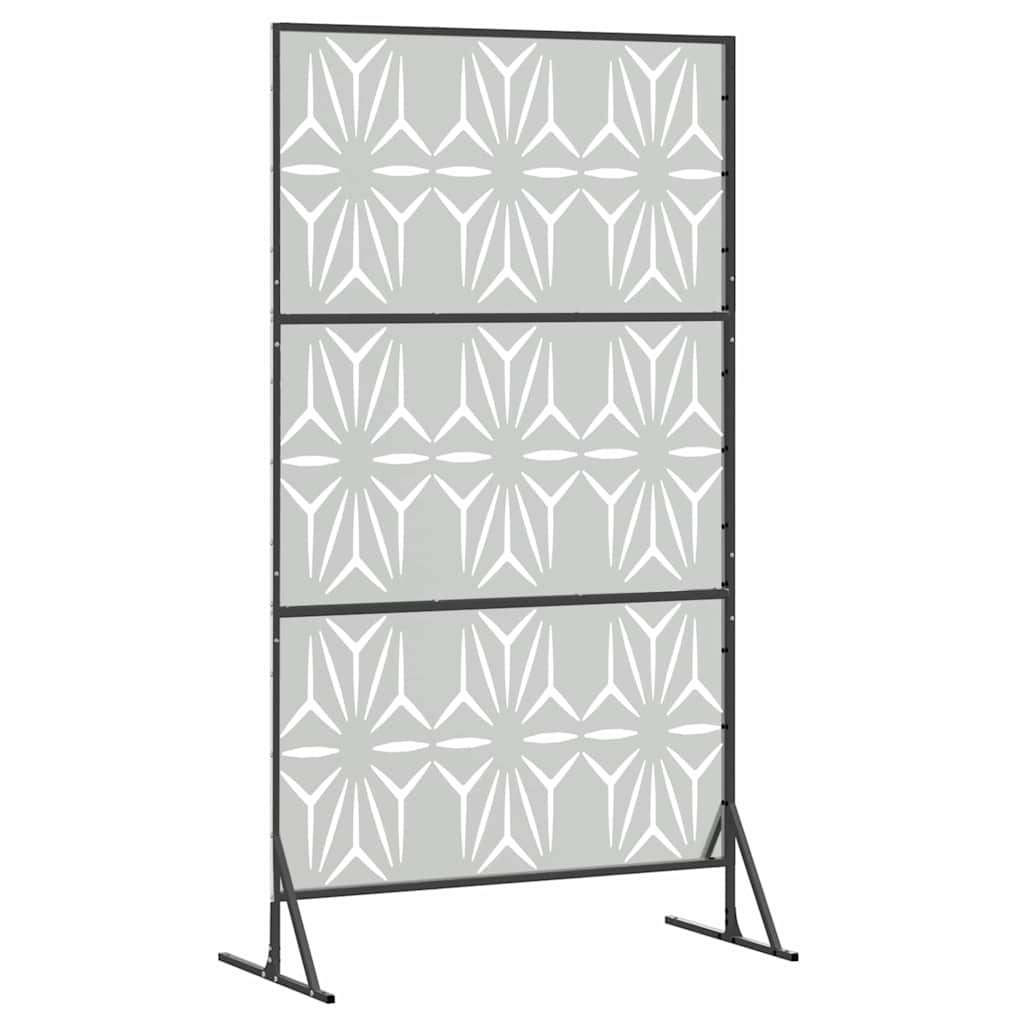 Schermo Privacy Grigio 100 x 50 x 180 cm Acciaio
