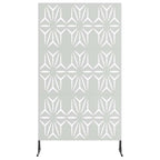 Schermo Privacy Grigio 100 x 50 x 180 cm Acciaio
