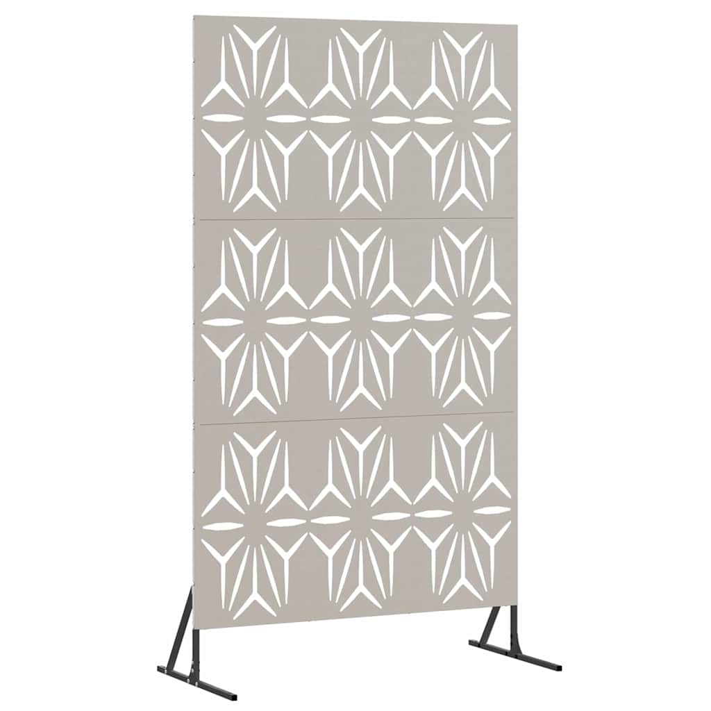 Schermo Privacy in Acciaio Grigio 100 x 50 x 180 cm