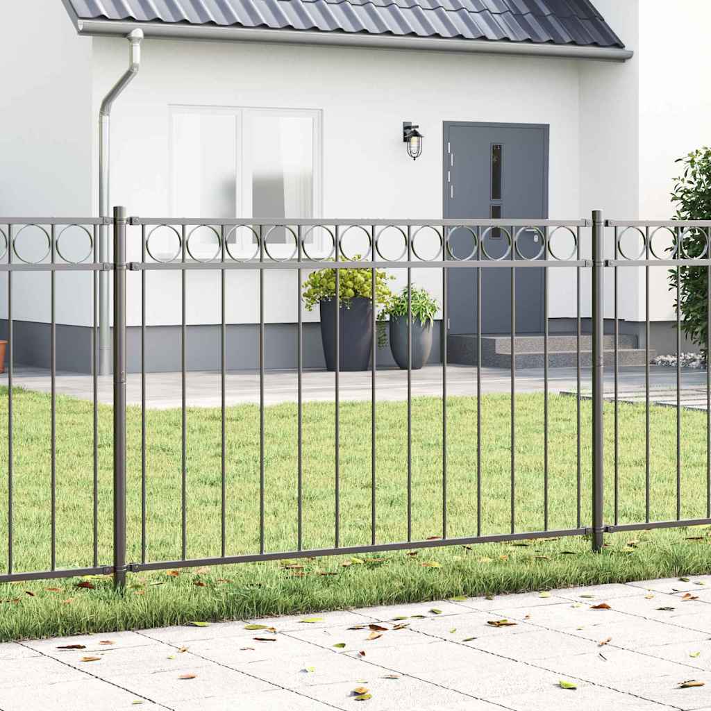 Elemento Recinzione ASSEN Grigio 170 x 130 cm Acciaio