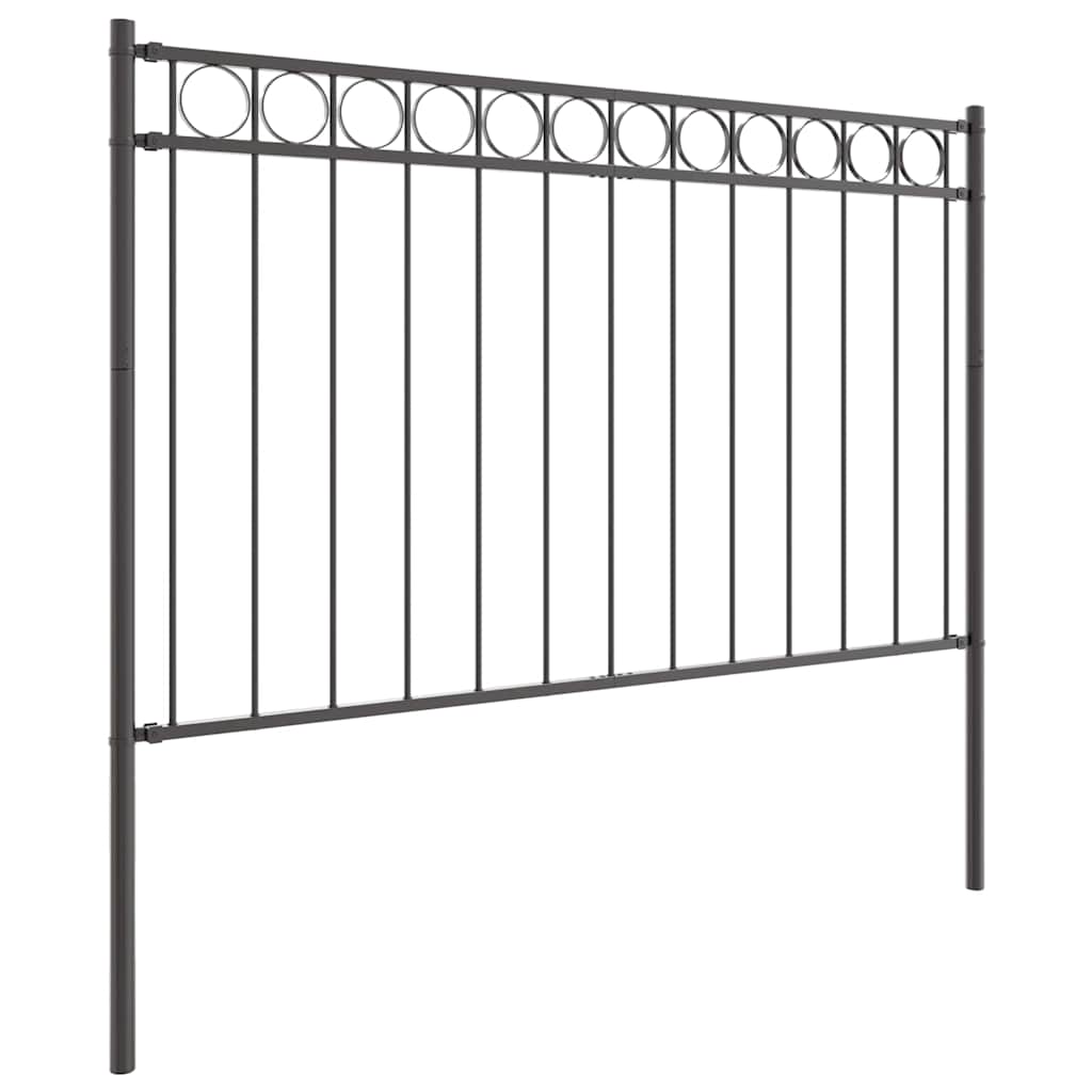 Elemento Recinzione ASSEN Grigio 170 x 130 cm Acciaio