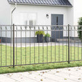 Elemento Recinzione ASSEN Grigio 170 x 150 cm Acciaio