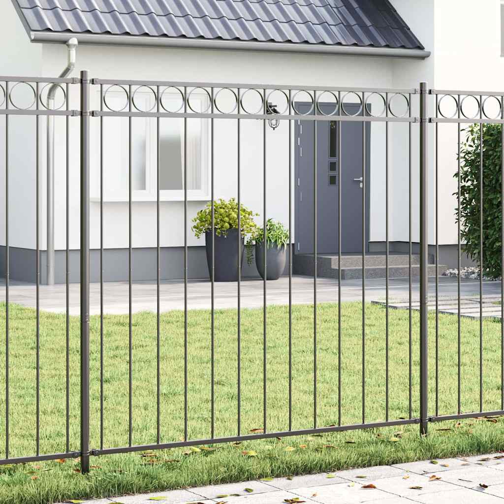 Elemento Recinzione ASSEN Grigio 170 x 170 cm Acciaio