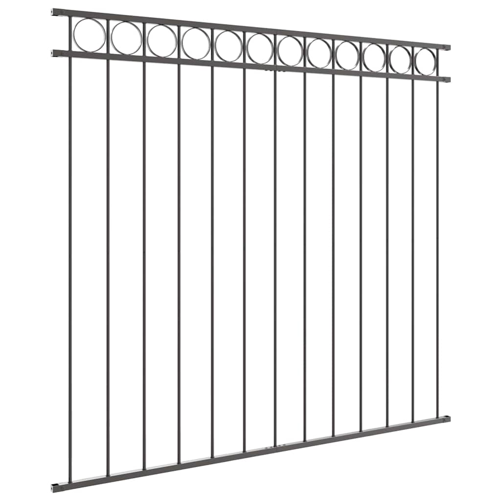 Elemento Recinzione ASSEN Grigio 170 x 120 cm Acciaio