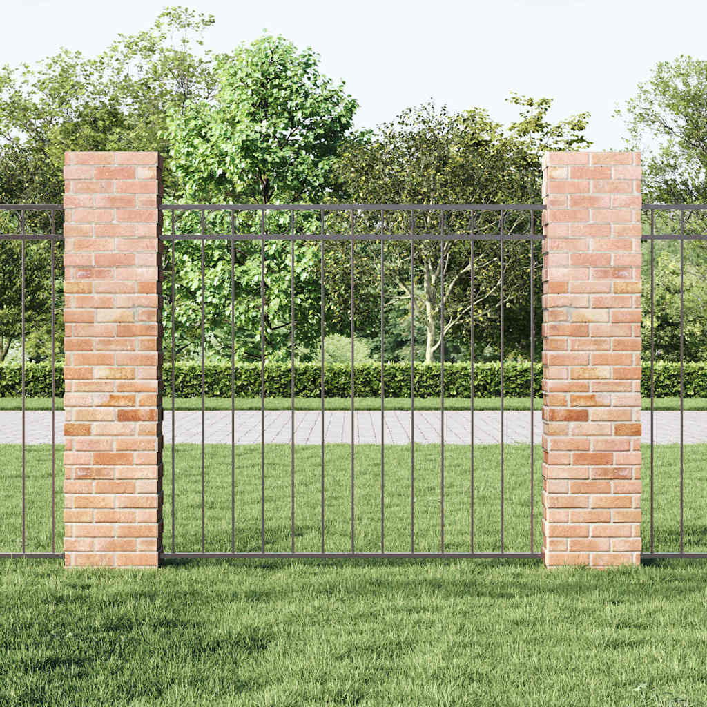 Elemento Recinzione ASSEN Grigio 170 x 150 cm Acciaio