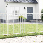 Elemento Recinzione ASSEN Bianco 170 x 130 cm Acciaio