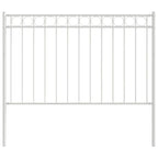 Elemento Recinzione ASSEN Bianco 170 x 130 cm Acciaio