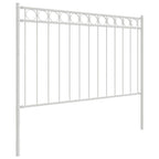 Elemento Recinzione ASSEN Bianco 170 x 130 cm Acciaio