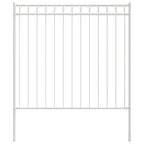 Elemento Recinzione ASSEN Bianco 170 x 170 cm Acciaio
