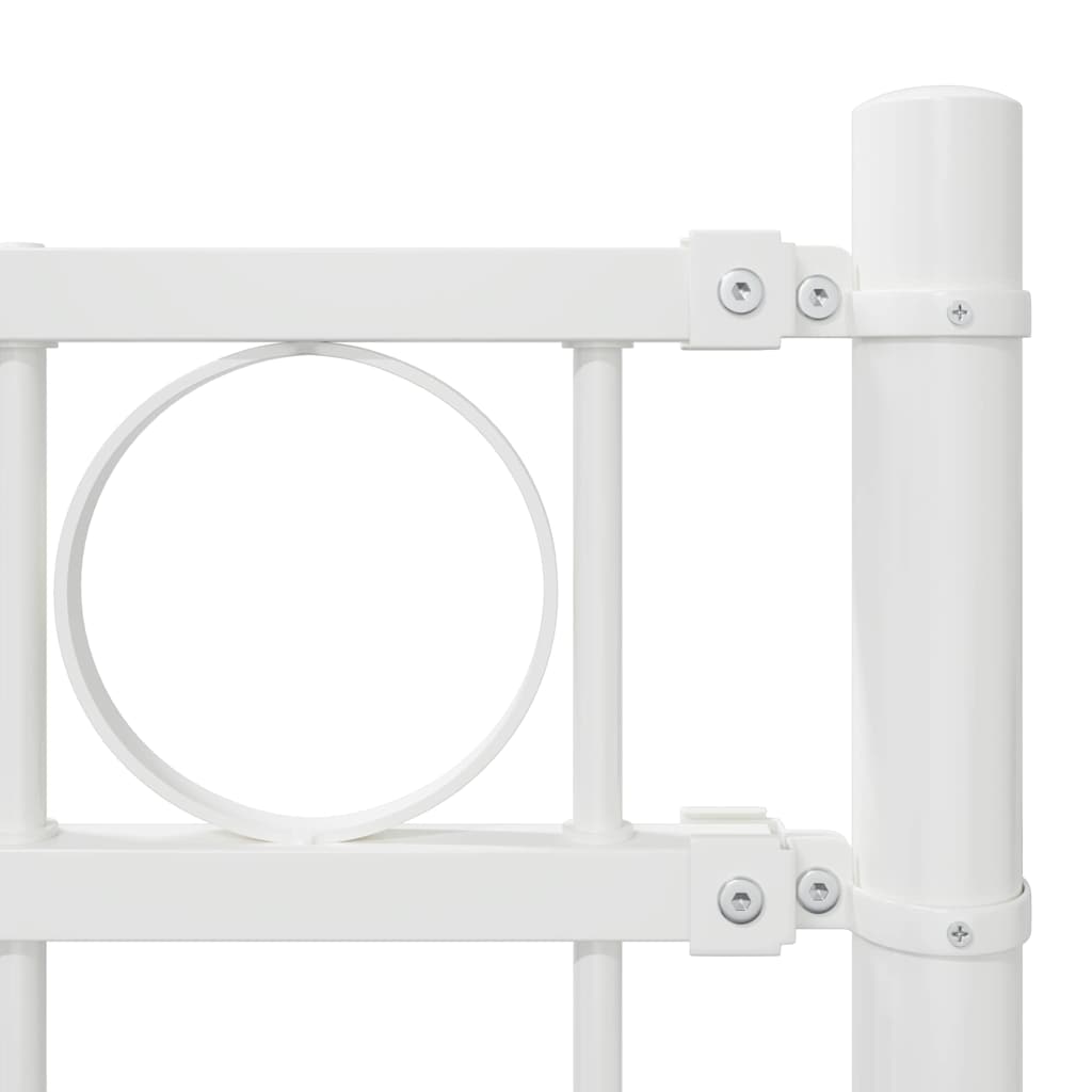 Elemento Recinzione ASSEN Bianco 170 x 200 cm Acciaio