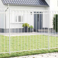 Elemento Recinzione ASSEN Bianco 170 x 200 cm Acciaio