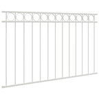 Elemento Recinzione ASSEN Bianco 170 x 80 cm Acciaio