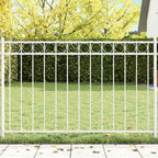 Elemento Recinzione ASSEN Bianco 170 x 100 cm Acciaio