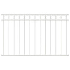 Elemento Recinzione ASSEN Bianco 170 x 100 cm Acciaio