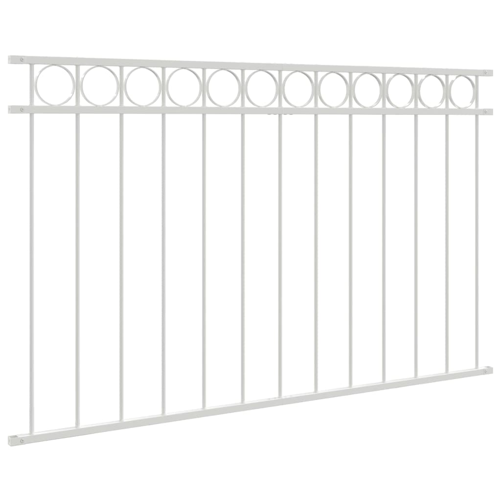 Elemento Recinzione ASSEN Bianco 170 x 100 cm Acciaio