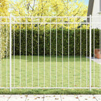 Elemento Recinzione ASSEN Bianco 170 x 120 cm Acciaio