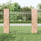 Elemento Recinzione ASSEN Bianco 170 x 120 cm Acciaio