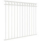 Elemento Recinzione Assen Bianco 170 x 150 cm Acciaio