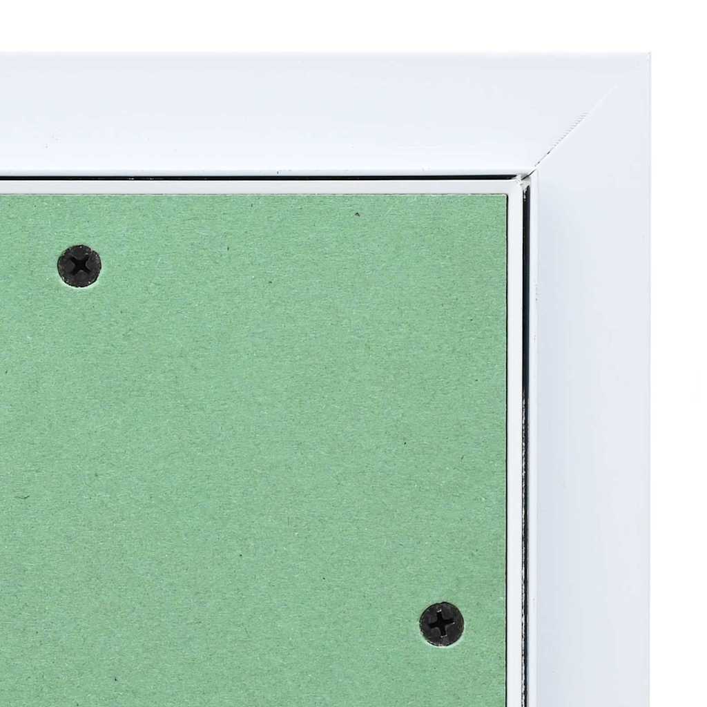Pannello di Accesso Verde e Argento 20 x 25 cm