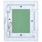Pannello di Accesso Verde e Argento 20 x 25 cm