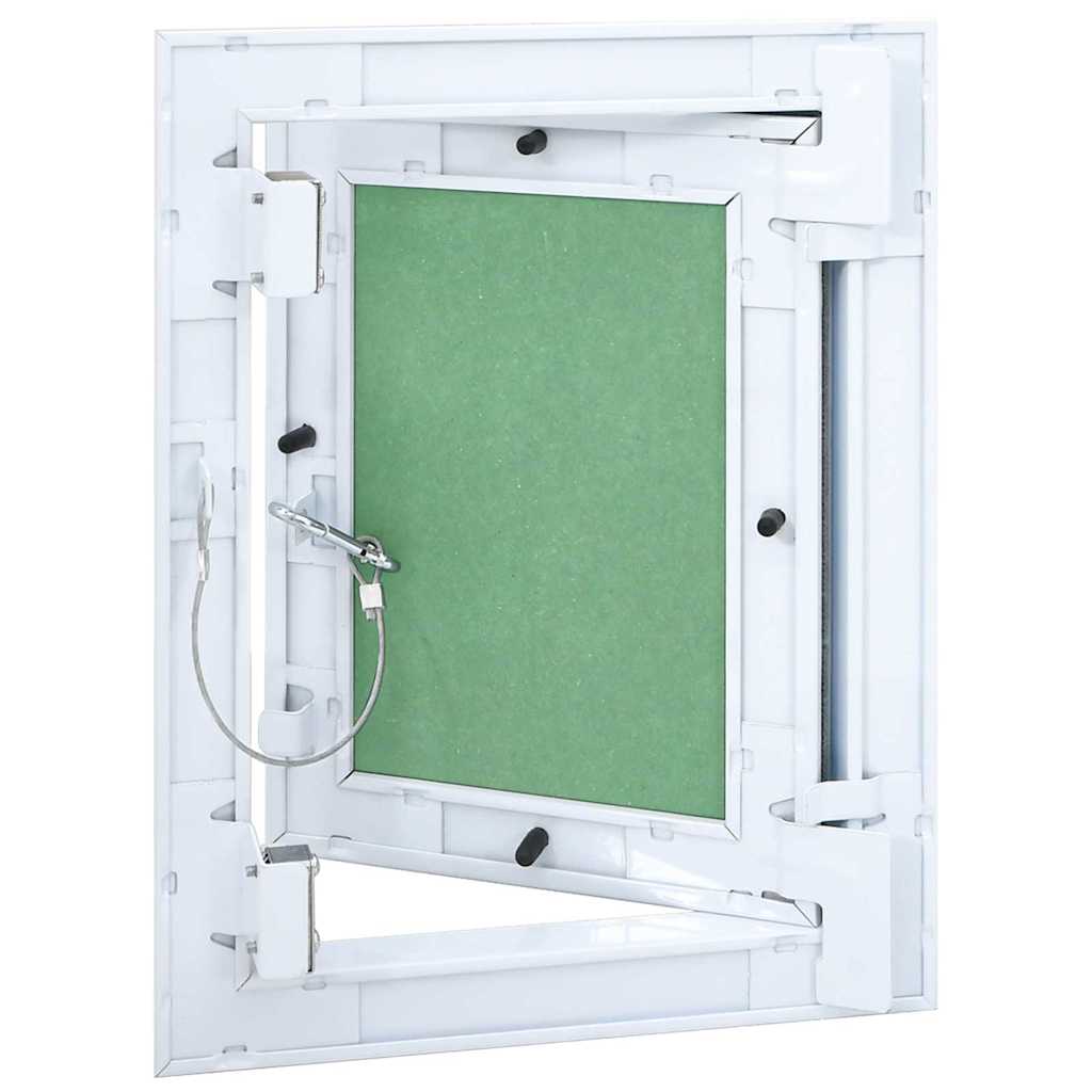 Pannello di Accesso Verde e Argento 25 x 30 cm Alluminio e Cartongesso