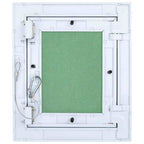 Pannello di Accesso Verde e Argento 25 x 30 cm Alluminio e Cartongesso